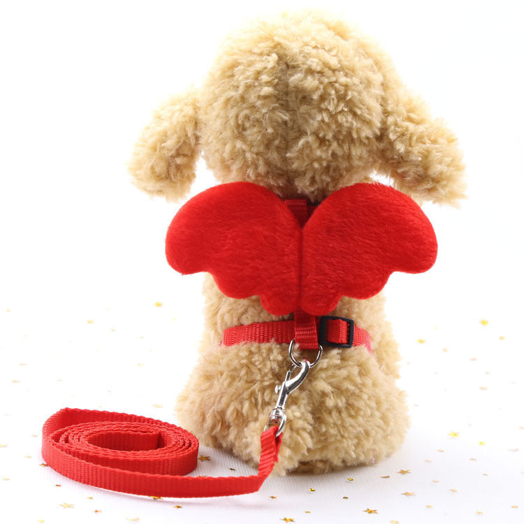 Laisses pour chiens de compagnie en forme d'ange mignon