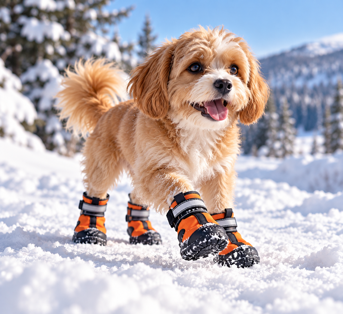 PawHauss WinterPaws™ – Waterproof Dog Boots (4-Pack)
