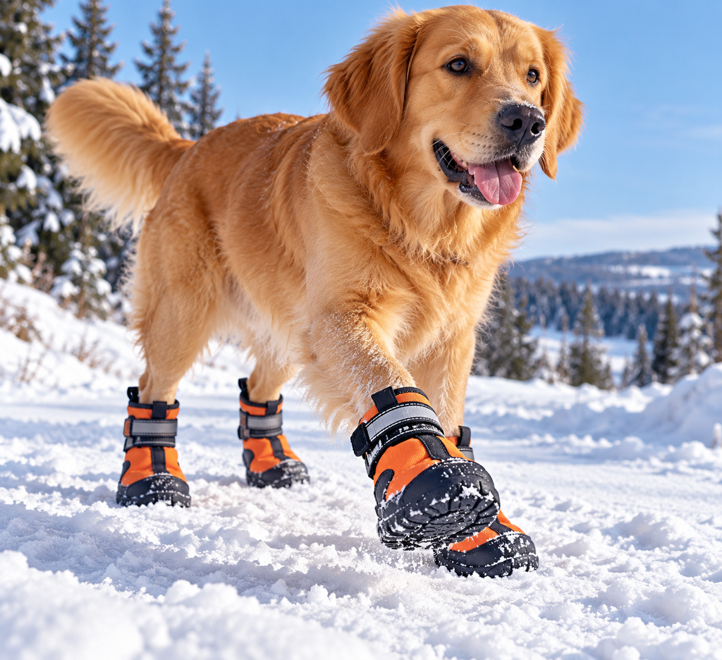 PawHauss WinterPaws™ – Waterproof Dog Boots (4-Pack)