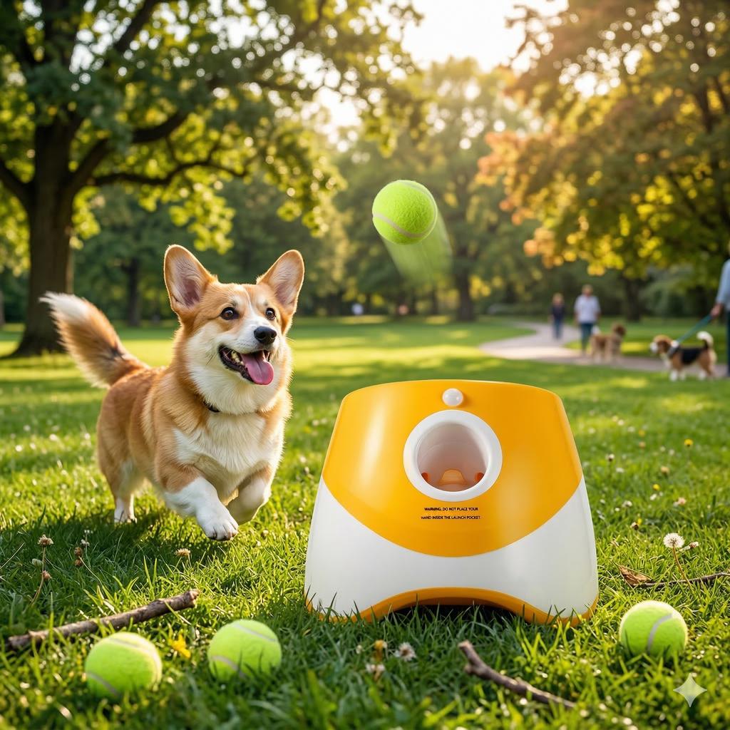 Automatic Ball Launcher for Dogs.