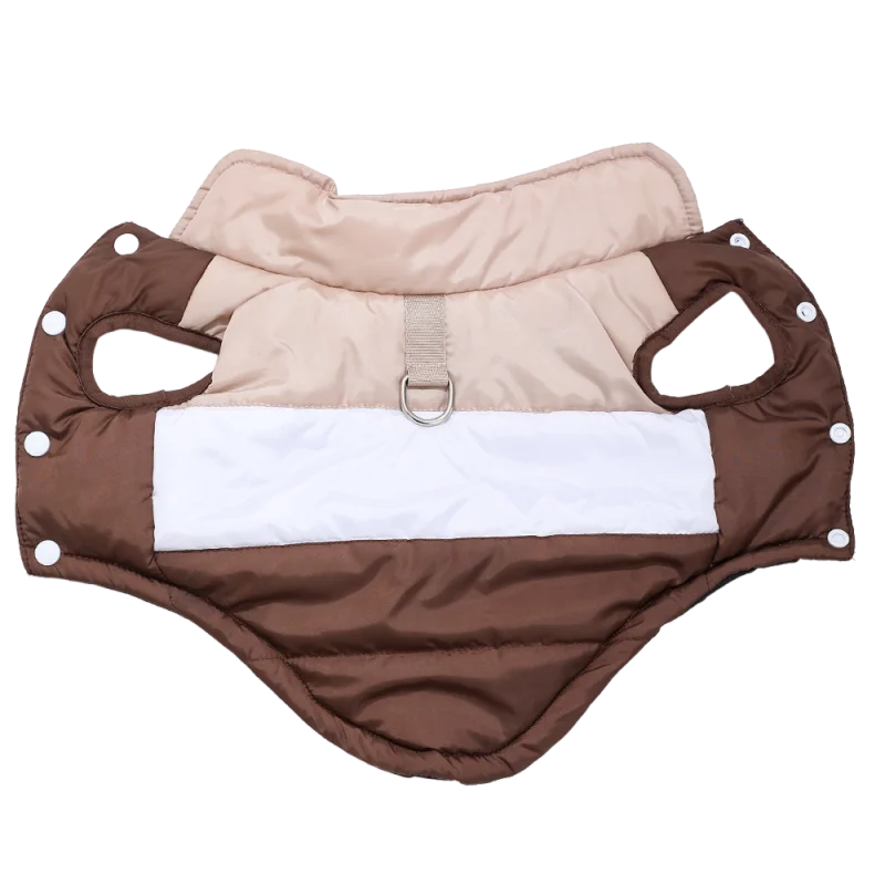 PawHauss CozyWalk™ – Warm Fleece Dog Jacket with D-Ring
